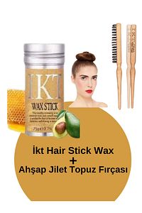Stick Wax Ve Ahşap Topuz Fırçası ürün fotoğrafı