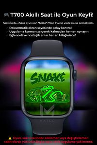 Akıllı Saat Yeni Nesil T700s Watch 7 Series Ios Androıd Uyumlu Bluetooh Arama Bildirim Alma ürün fotoğrafı