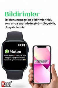 Akıllı Saat Yeni Nesil T700s Watch 7 Series Ios Androıd Uyumlu Bluetooh Arama Bildirim Alma ürün fotoğrafı
