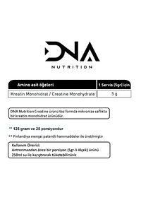 Creatine Monohydrate 125gr ürün fotoğrafı