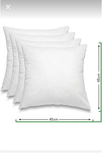 4'lü Kırlent Kılıfı Iç Yastığı 45x45 350 gr Sünger Kırlent Içi -malzeme ürün fotoğrafı