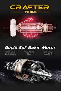 21v Kömürsüz Motor Çelik Mandren Akülü Vidalama Darbeli Şarjlı Matkap Seti Siyah Alt103 ürün fotoğrafı