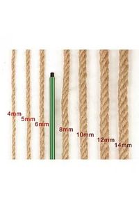 6mm 1.Kalite Kendir Halat(Jüt-Urgan) İp (50 Metre) ürün fotoğrafı
