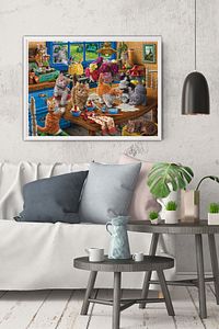1000 Parça Yapboz Puzzle - Mutfak Kedileri 1114 ürün fotoğrafı