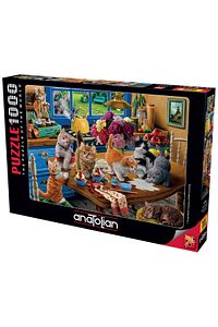 1000 Parça Yapboz Puzzle - Mutfak Kedileri 1114 ürün fotoğrafı