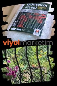 Kedi Filesi 2,5x4 Metre Kuş Filesi Balkon Filesi Kuş Ağı Kuş Önleme Filesi ürün fotoğrafı