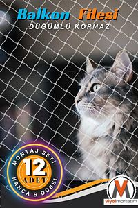Kedi Filesi 2,5x4 Metre Kuş Filesi Balkon Filesi Kuş Ağı Kuş Önleme Filesi ürün fotoğrafı