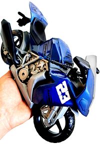 Motor Motosiklet Motorbisiklet Motorsiklet Erkek Oyuncak Yarış Motor 28 X 18 Cm Detaylı Kırılmaz ürün fotoğrafı