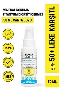 Mineral Güneş Kremi %100 Doğal Ve Organik Içerikli Korumalı Suya Dayanıklı Vegan 50 Spf 50 ml ürün fotoğrafı