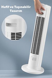 KTF-258W Kule Vantilatör - Beyaz ürün fotoğrafı