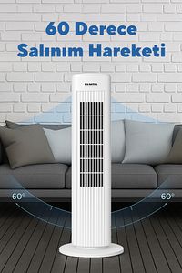 KTF-258W Kule Vantilatör - Beyaz ürün fotoğrafı