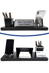 Fortis Lüks Ofis Masa Üstü İsimlik Kalemlik Seti Masa İsimliği Ofis Aksesuarı Yeni iş hediyesi ürün fotoğrafı