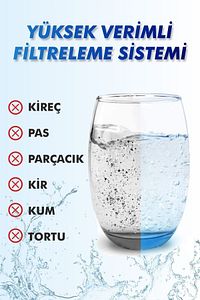 Tüm Kapalı Kasa Su Arıtma Cihazları Ile Uyumlu Ihlas Aura Cebilon 5'li Su Arıtma Filtre Seti ürün fotoğrafı