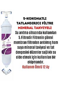 Tüm Kapalı Kasa Su Arıtma Cihazlarına Uyumlu 6 Filtre 10 Aşama Mineral Filtreli Set ürün fotoğrafı