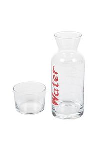 Water Kırmızı Kapaklı Başucu Sürahisi - 700 ml ürün fotoğrafı