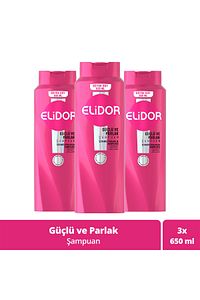 Superblend Saç Bakım Şampuanı Güçlü Ve Parlak E Vitamini Makademya Yağı Kolajen 650 ml X3 ürün fotoğrafı