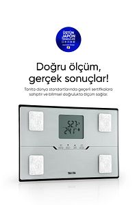 Bc 401 White Akıllı Bluetooth Tartı | Total Yağ, Sıvı, Kas, Kemik Mineral Ölçer Vücut Analiz Tartısı ürün fotoğrafı