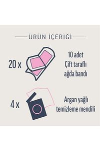 Professıonal Sir Ağda Bandı Yüz Bölgesi Normal Ciltler 20'li ürün fotoğrafı