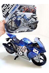 Motor Motosiklet Motorbisiklet Motorsiklet Erkek Oyuncak Yarış Motor 28 X 18 Cm Detaylı Kırılmaz ürün fotoğrafı