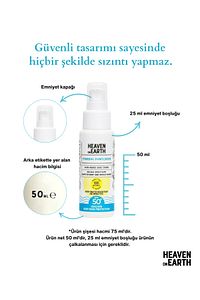 Mineral Güneş Kremi %100 Doğal Ve Organik Içerikli Korumalı Suya Dayanıklı Vegan 50 Spf 50 ml ürün fotoğrafı
