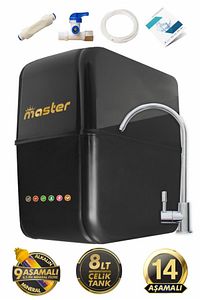 Master 14 Aşamalı Alkali Multimineralli Çelik Tanklı Su Arıtma Cihazı ürün fotoğrafı