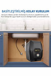 12 Aşamalı Eva Memb. Detoks, Alkali Ve Multimineral Filtreli Çelik Tanklı Su Arıtma Cihazı ürün fotoğrafı