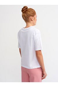 3683 Basic T-shirt-beyaz ürün fotoğrafı