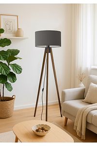Tripod Lambader Ceviz Ayaklı Silindir Şapkalı Ayd-2210 ürün fotoğrafı