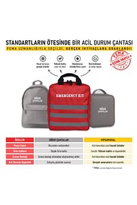 Tescilli 2 Kişilik Özel Deprem Çantası Ile Hazırlıklı Olun / 72 Saat Güvende Kal ürün fotoğrafı