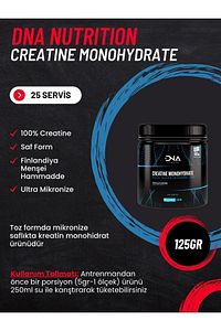 Creatine Monohydrate 125gr ürün fotoğrafı
