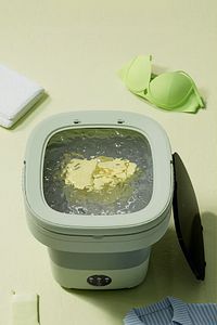 Katlanır Çamaşır Makinesi Yeşil 10 Litre ürün fotoğrafı