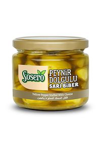 Peynir Dolgulu Sarı Balık Biber 290 gr Cam Kavanoz ürün fotoğrafı