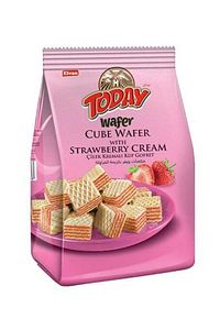 Today Küp Gofret Çilekli 200Gr. (1 Paket) ürün fotoğrafı