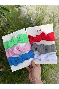 Kız Bebek Ribana Bandana Set 6lı ürün fotoğrafı