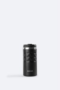 Erkek Siyah Sport Paslanmaz %100 Çelik Termos 300 ml B009901 ürün fotoğrafı