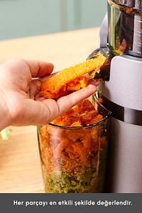 Slow Juicer Yavaş Sıkım Katı Meyve Sıkacağı ürün fotoğrafı