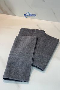 Missclean ( 3 Adet ) Mikrofiber Mutfak Bezi Gri Renk 40*40 Cm ürün fotoğrafı