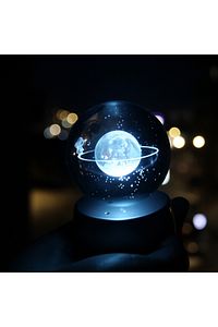 Satürn Kız Cam Küre ürün fotoğrafı