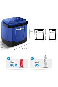 Clt33 12volt/220volt Ac/dc 33 Litre Sıcak/soğuk Oto Buzdolabı ürün fotoğrafı