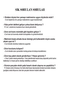 Çamaşır Makinesi Dolabı Hayzum Byz 180*066*55 Banyo Kiler Çift Kapaklı Arkalıklı ürün fotoğrafı