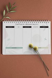Planlama Seti | 3 Ayrı Özel Ürün | Günlük Planlayıcı | Haftalık Planlayıcı | To-do List ürün fotoğrafı