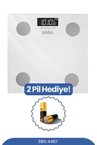 SBS-4467 Bluetooth Dijital Yağ Su Kas Vücut Kitle Endeksi Kilo Ölçer Tartı Baskül ürün fotoğrafı
