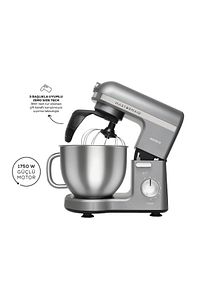 Mastermaid Chef Pro Çift Kollu Stand Mikser Galaxy Grey 1750 W ürün fotoğrafı