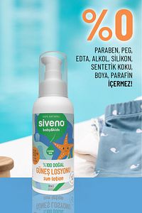 %100 Doğal Çocuk Güneş Losyonu- Leke Karşıtı Antioksidan Nemlendirici Bitkisel Vegan Uva Uvb 50spf ürün fotoğrafı