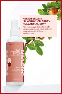 Isı ve güneş koruyucu etkili saç spreyi 200 ml (keratin + hidrolize pirinç proteini) ürün fotoğrafı