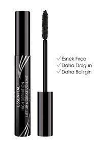 Essential High Definition & Lift Up&great Volume Mascara Black - Hacim Veren Maskara ürün fotoğrafı