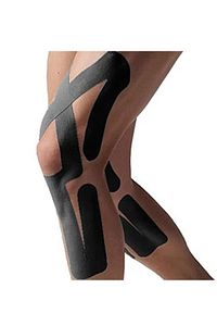 Sport Tape Siyah Renk Kinezyo Sporcu Bandı Ağrı Bandı 5 Metre X 5 Cm ürün fotoğrafı