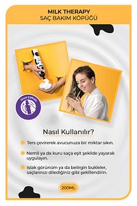 Milk Therapy Saç Köpüğü 200 ml 2 Adet ürün fotoğrafı