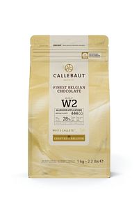 W2 Beyaz Kuvertür Drop Çikolata 1 Kg ürün fotoğrafı