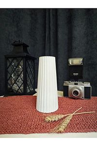 Perfingo Iskandinav Tarzı Çizgili Vazo Pinterest Saksı-vazo Kırılmaz-dayanıklı Şık Tasarım ürün fotoğrafı